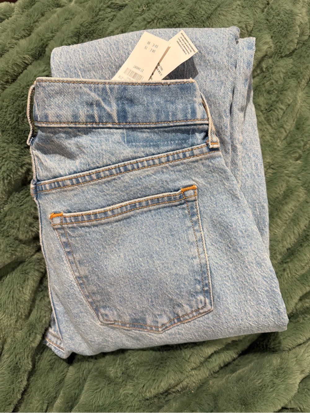 Abercrombie & Fitch Light Blue Mid-Rise Women's Jeans